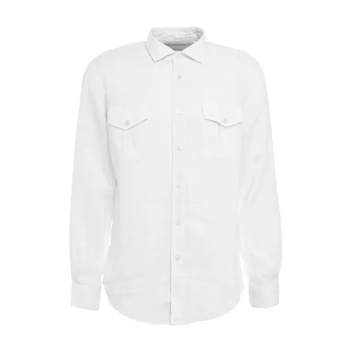 Brian Dales , Mens Clothing Shirts White Ss24 ,White male, Sizes:
