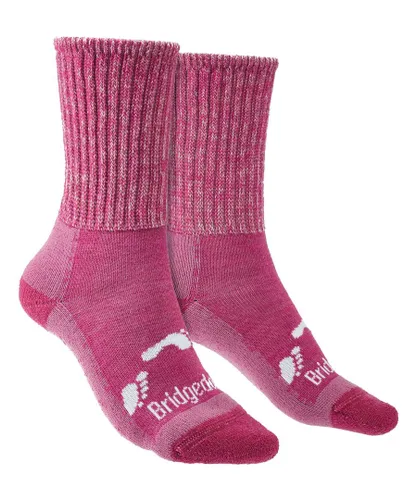 Bridgedale Childrens Unisex - Kids Merino Wool Boot Hiking Socks - Pink