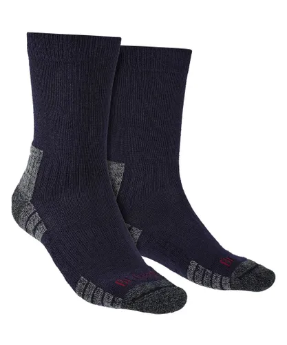 Bridgedale - Mens Hiking Lightweight Merino Socks - Navy / Grey Merino Wool