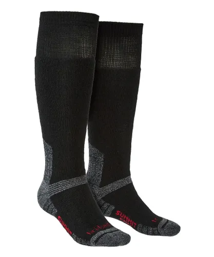 Bridgedale - Mens Outdoor Merino Wool Knee High Socks - Black