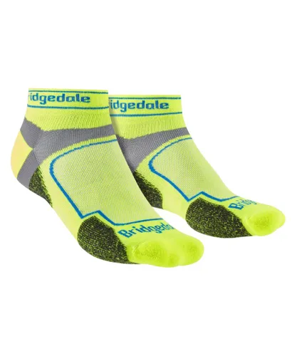 Bridgedale - Mens Running Ultralight Sport Low Socks - Yellow Nylon
