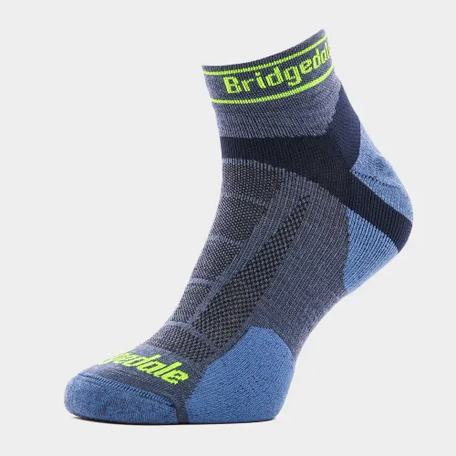 Bridgedale Men's Ultra Light T2 Merino Sport Low Socks - Blue, Blue