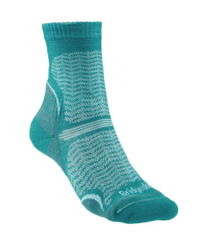 Bridgedale Womens Hike Ultra Light T2 Merino Walking Socks - Blue Merino Wool