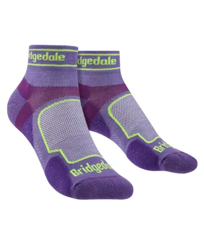 Bridgedale - Womens Running Ultralight Sport Low Socks - Purple Nylon
