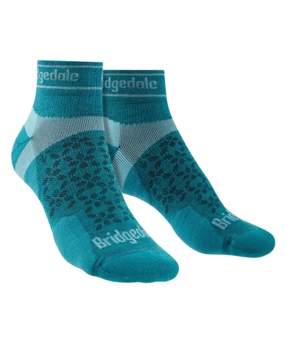 Bridgedale - Womens Sport Ultralight Merino Low Socks - Teal - Turquoise Merino Wool