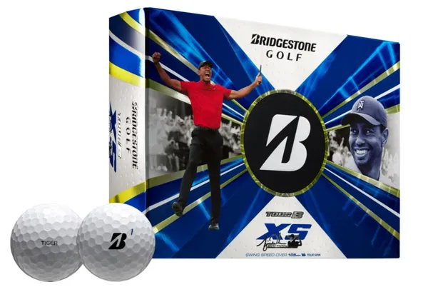 Bridgestone Golf 2022 Tour B XS Golf Balls Tiger Woods