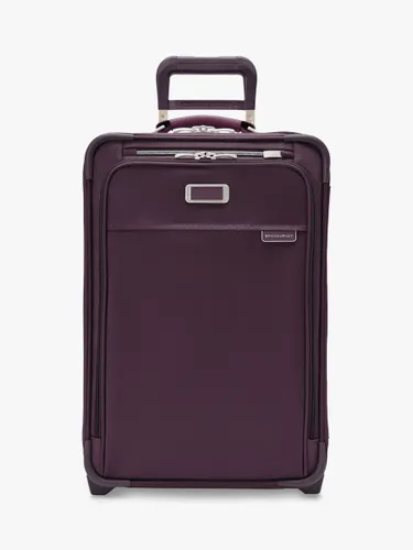 Briggs & Riley Essential 2-Wheel 56cm Carry On Suitcase, Plum - Plum - Unisex