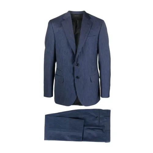 Brioni , Blue Casual Suit Set ,Blue male, Sizes: