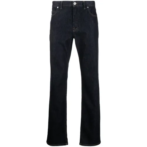 Brioni , Blue Straight Jeans Chamonix ,Blue male, Sizes: