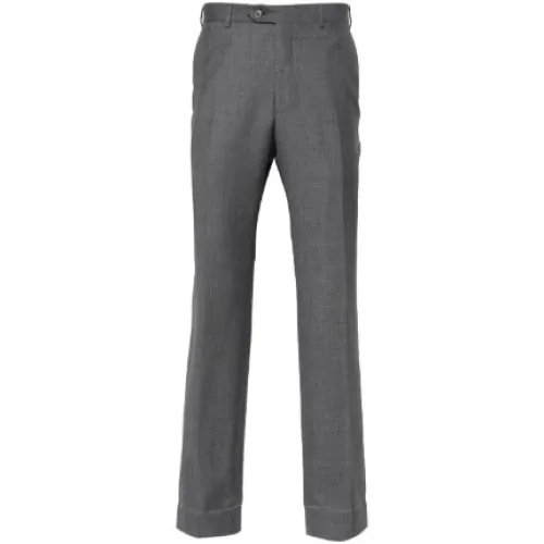 Brioni , Dark Grey Dress Pants ,Gray male, Sizes: