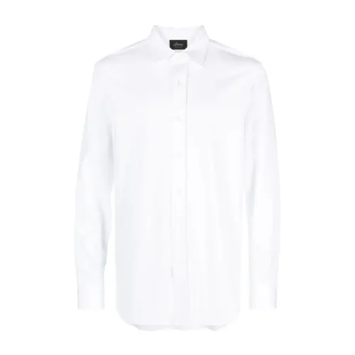 Brioni , Long sleeve shirt ,White male, Sizes: