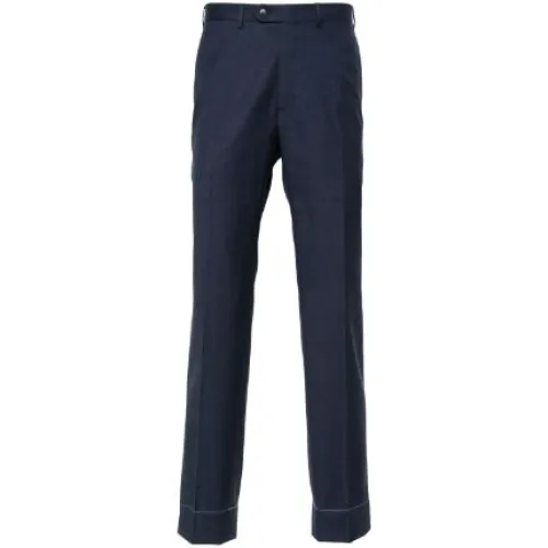 Brioni , Navy Dress Pants ,Blue male, Sizes: