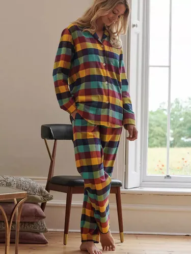 British Boxers Shire Square Brushed Cotton Pyjama Set - Edinburgh - Female