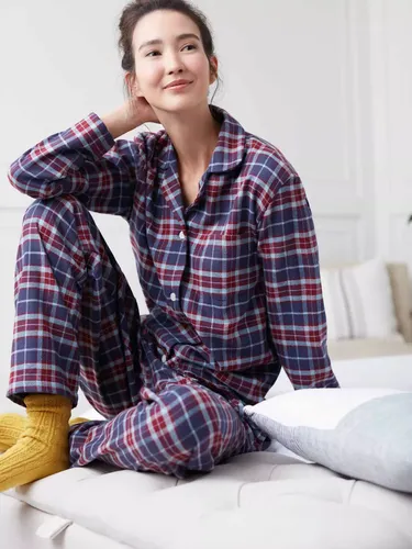 British Boxers Tartan Brushed Cotton Pyjama Set - Arran - Female