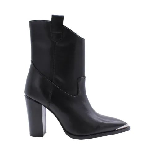 Bronx , Elegant Heeled Boots ,Black female, Sizes: