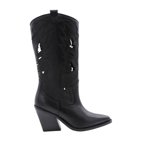 Bronx , Hadia Stylish Boots ,Black female, Sizes:
