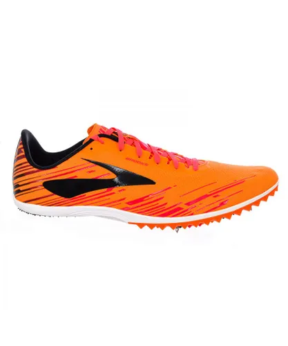 Brooks Mens Mach 18 athletics sneaker 110237 man - Orange Textile