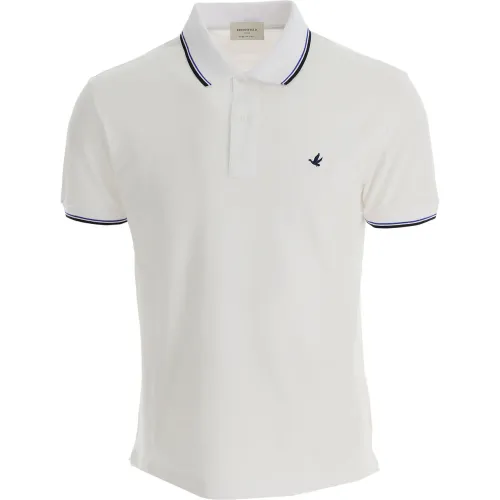 Brooksfield , Brooksfield Polo Shirt White ,White male, Sizes: