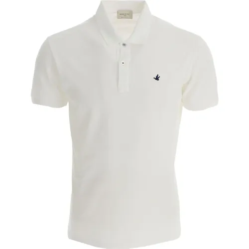 Brooksfield , Brooksfield Polo Shirt White ,White male, Sizes: