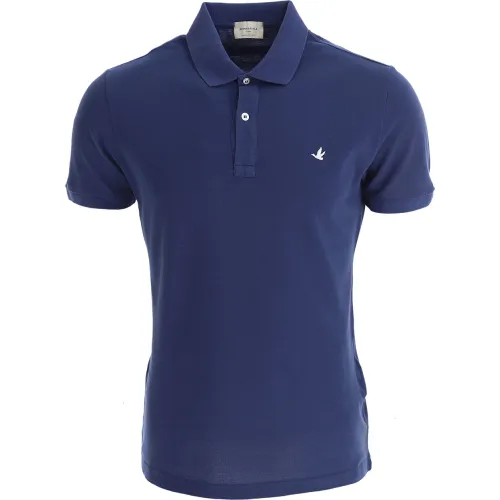 Brooksfield , Brooksfield T-shirts and Polo Shirt ,Blue male, Sizes: