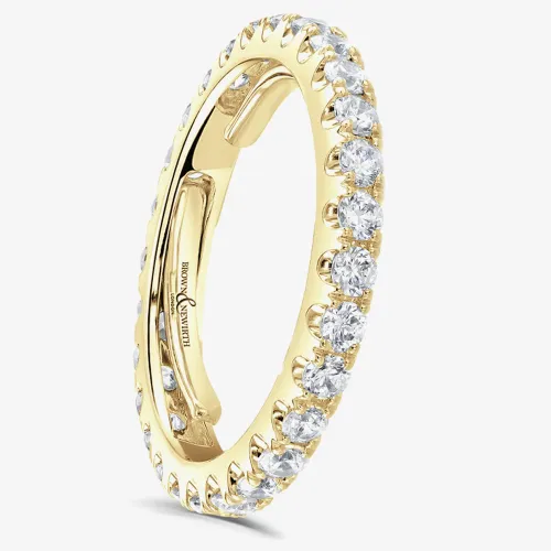 Brown & Newirth 18ct Yellow Gold 1.50CT Diamond Expandable Eternity Ring ET1023 18Y S