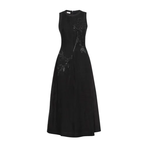 Brunello Cucinelli , Black Dresses for Women ,Black female, Sizes:
