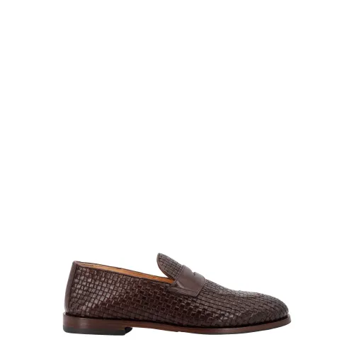 Brunello Cucinelli , Brown Loafer Shoes ,Brown male, Sizes: