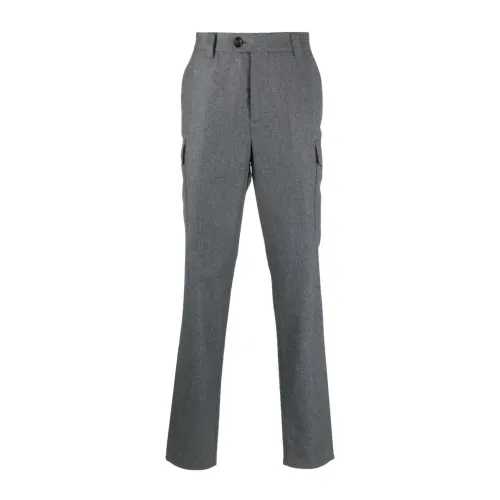 Brunello Cucinelli , C003 Pantaloni - Stylish and Versatile Chinos ,Gray male, Sizes: