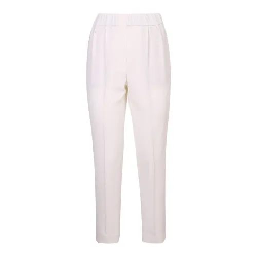 Brunello Cucinelli , cropped trousers ,White female, Sizes: