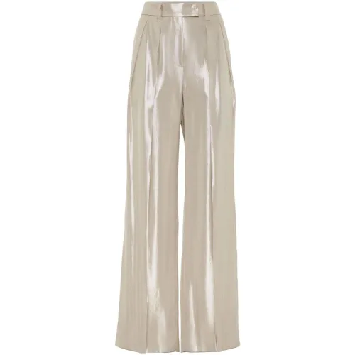 Brunello Cucinelli , Elegant Trousers for Men ,Gray female, Sizes: