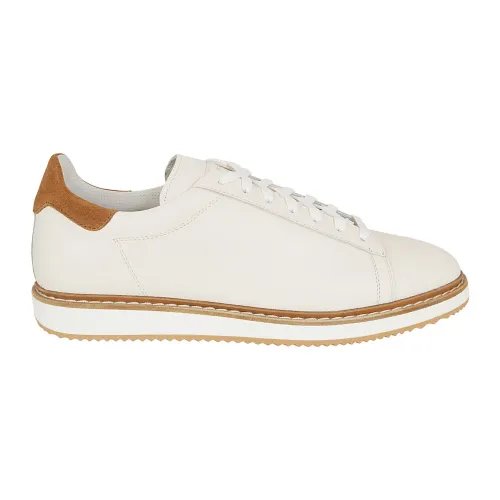 Brunello Cucinelli , Men's Shoes Sneakers Clt57 Ss24 ,White male, Sizes: