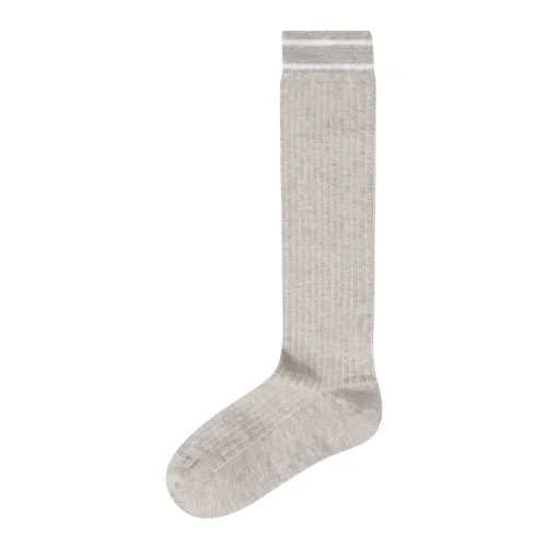 Brunello Cucinelli , Socks ,Gray female, Sizes: