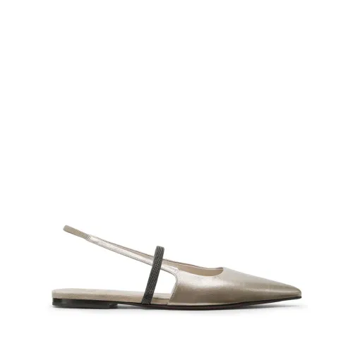 Brunello Cucinelli , Stylish Sandals ,Beige female, Sizes:
