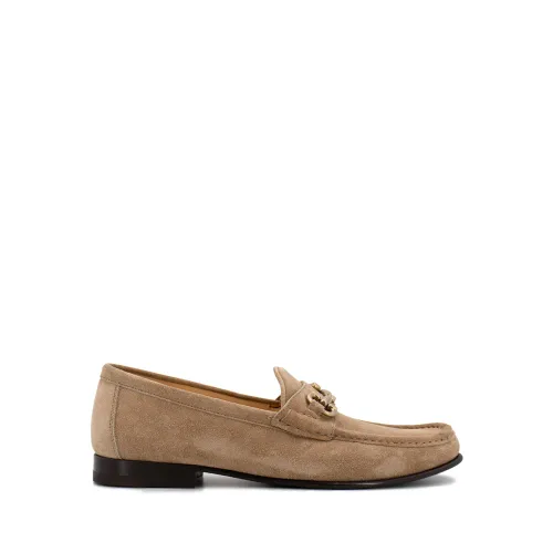 Brunello Cucinelli , Suede Moccasins for Men ,Brown male, Sizes: