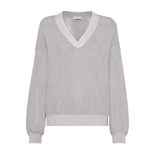 Brunello Cucinelli , Sweatshirts & Hoodies ,Gray female, Sizes: