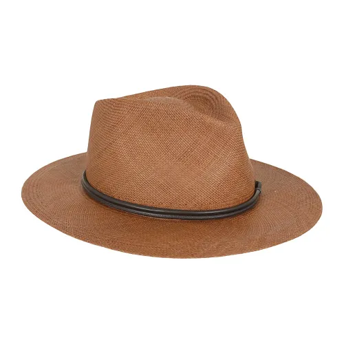 Brunello Cucinelli , Women's Accessories Hats & Caps Cdk30 Ss24 ,Beige female, Sizes: