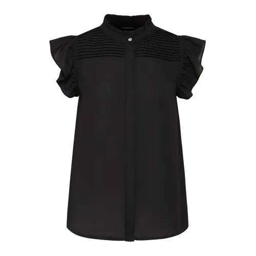 Bruuns Bazaar , Black CamillaBBNicole Shirt ,Black female, Sizes:
