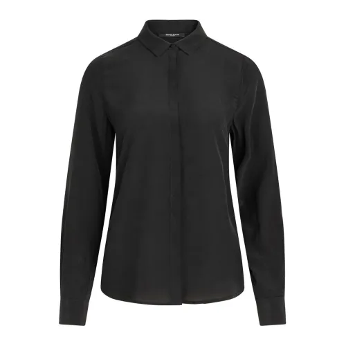 Bruuns Bazaar , Elegant Silk Shirt Lilliebbcorinna Black ,Black female, Sizes: