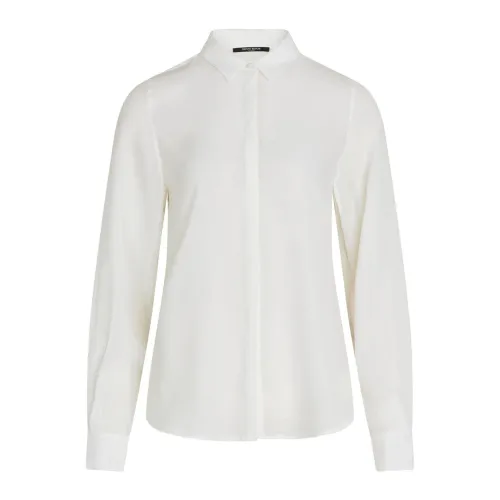 Bruuns Bazaar , Elegant Silk Shirt Lilliebbcorinna Snow White ,White female, Sizes: