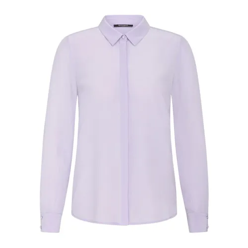 Bruuns Bazaar , Elegant Silk Shirt Purple Heather ,Purple female, Sizes: