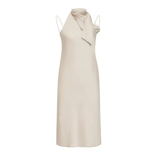 Bruuns Bazaar , Midi Dresses ,White female, Sizes: