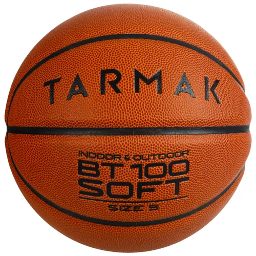 Bt100 Kids' Size 5 Beginner Basketball. Under Age 10 - Orange