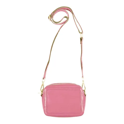 Btfcph , Candy Box Clutch Skind 100167 with Shiny Silver Acc. ,Pink female, Sizes: ONE SIZE