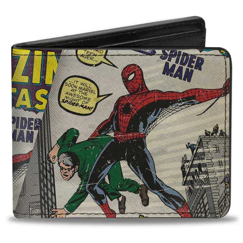 Buckle-Down Men's Marvel Comics Spider-man Carrying Man
