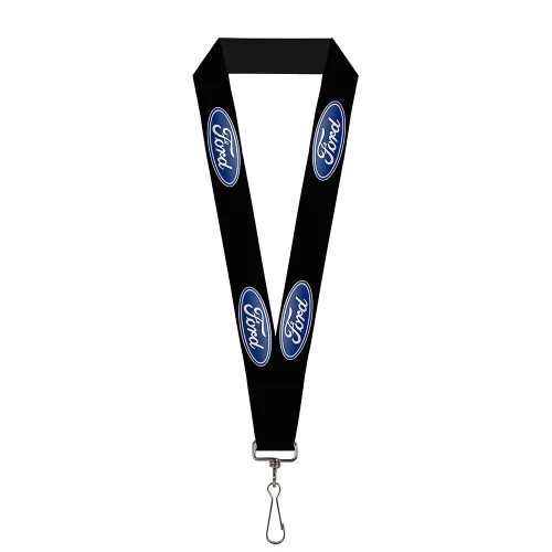 Buckle-Down Unisex-Adult's Lanyard-1.0"-Ford Oval Logo