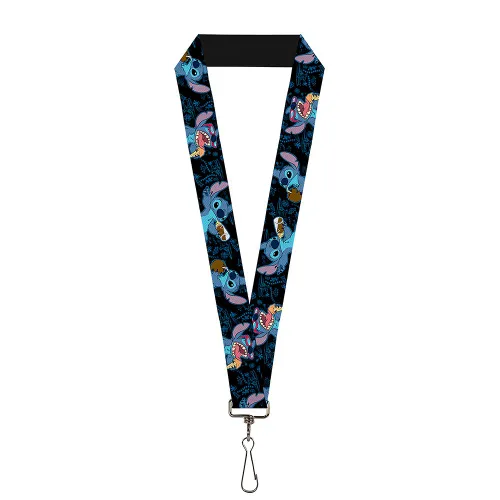 Buckle-Down Unisex Lanyard - 1.0 Stitch Snacking Poses