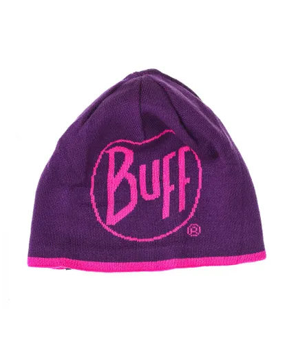 Buff Childrens Unisex Knitted hat with fleece lining 100100 - Lilac - One