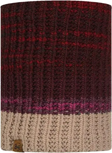 Buff Knitted & Fleece Neckwarmer ALINA MAROON Women One size