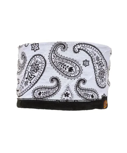 Buff Reversible Cashmere Headband with fleece lining type 78300 unisex - Black - One