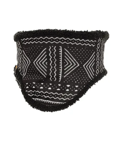 Buff Reversible headband with fleece lining type 46100 unisex - Black - One